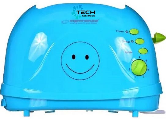 Тостер 750 Вт Esperanza (EKT003B) Smiley blue