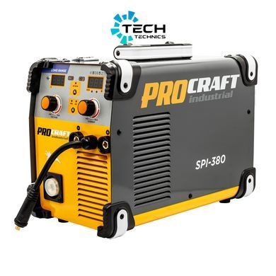 Інверторний зварювальний напівавтомат Procraft industrial (SPI380) Long Range, Жовтий