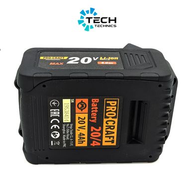 Аккумуляторная батарея Procraft Battery20/2 UNIVERSAL, Чорний