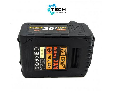 Акумуляторна батарея Procraft Battery20/4 UNIVERSAL, Чорний