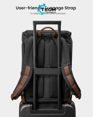 Рюкзак Tomtoc VintPack-TA1 17L Laptop Backpack Black 16 inch/17L (TA1S1D1) (TA1S1D1)