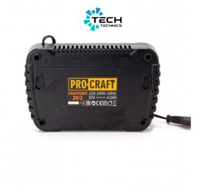 Зарядное устройство Procraft Charger20/2 UNIVERSAL, Чорний