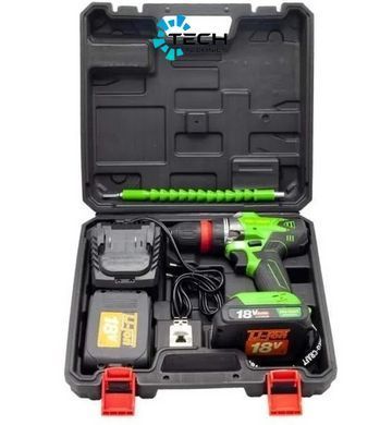 Шуруповерт акумуляторний Procraft РA-18 DFR EXTRA NEW, Зелений