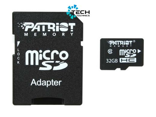 microSDHC (UHS-1) Patriot LX Series 32Gb class 10 (adapter SD) (PSF32GMCSDHC10)