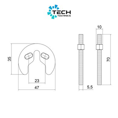 Крепление для смесителя Lidz Repair 020 LDREP02025843