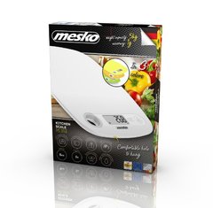 Ваги кухонні електронні на 5 кг Mesko (MS 3159) white