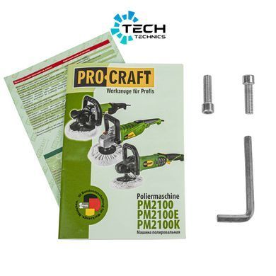 Машина полировальная PRO-CRAFT PМ 2100 К, Зелёный
