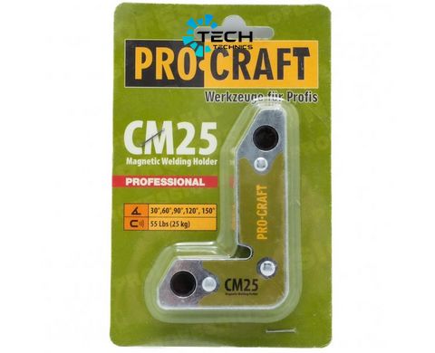 Магнит угольник для сварки Procraft (CM25), Зелёный