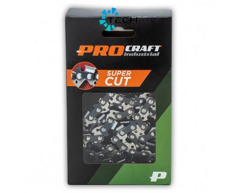 Ланцюг до ланцюгової пилці Procraft, 59 зв. крок 3/8 "Lp, ширина 0,050", коло, Чорний