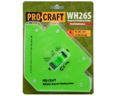 Магнітний кутник для зварювання Procraft (WH26S), Зелений