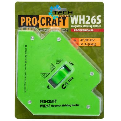 Магнитный уголок для сварки Procraft (WH26S), Зелёный