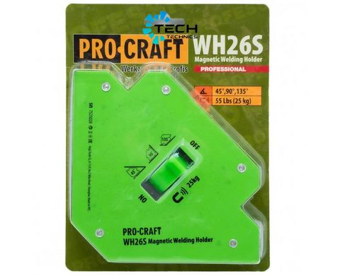 Магнітний кутник для зварювання Procraft (WH26S), Зелений