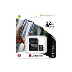 microSDHC (UHS-1) Kingston Canvas Select Plus 32Gb class 10 А1 (R-100MB/s) (adapter SD) (SDCS2/32GB)