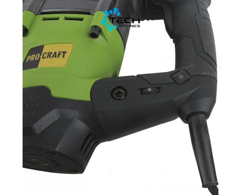 Перфоратор Procraft BH2350 SDS MAX professional NEW, Зелений