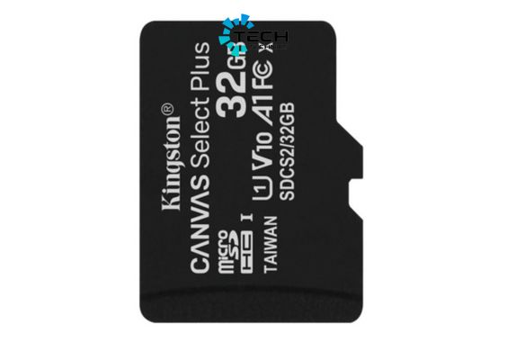 microSDHC (UHS-1) Kingston Canvas Select Plus 32Gb class 10 А1 (R-100MB/s) (adapter SD) (SDCS2/32GB)