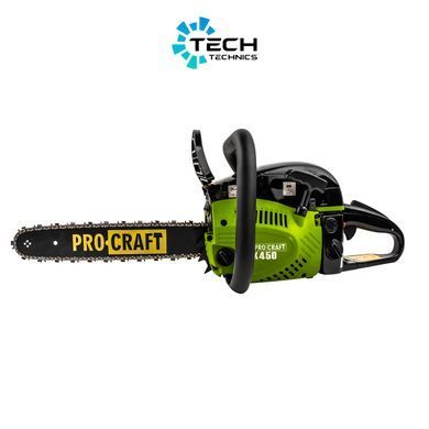 Бензопила Procraft K450 (Шина+ланцюг 45, шина+ланцюг 40), Зелений