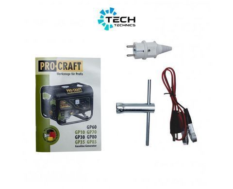 Генератор бензиновий PRO-CRAFT GP10 UNIVERSAL, Чорний