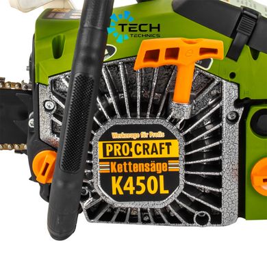 Бензопила цепная Procraft (K450L), Зелёный