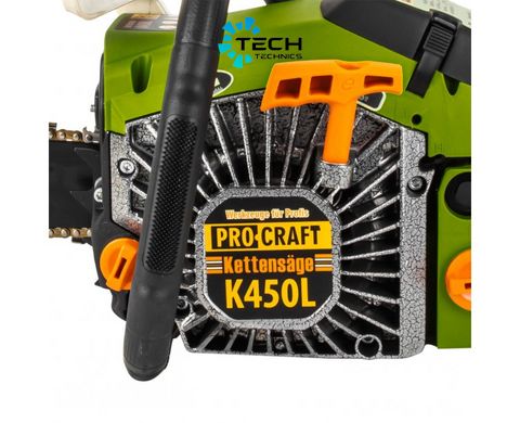 Бензопила цепная Procraft (K450L), Зелёный