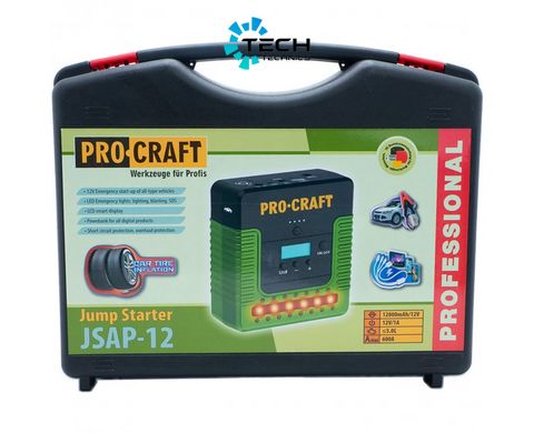 Пуско-зарядное устройство PRO-CRAFT (JSAP12), Зелёный