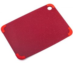 Дошка обробна двостороння пластикова з силіконовими накладками 37,5*27*0.6см Con Brio (CB-627) red
