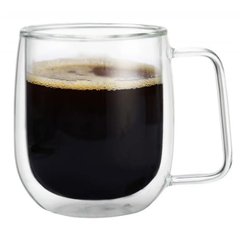 Набір скляних чашок з подвійними стінками 250 мл 2шт.Con Brio (СВ-8825-2)