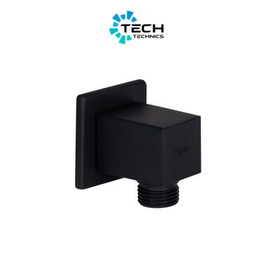 Підключення для шланга Qtap Spojeni прямокутне QT809810842857NB Black Matt