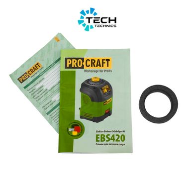 Заточка для свердел Procraft (EBS420), Зелений