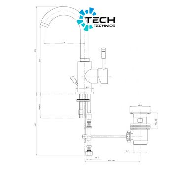 Змішувач для раковини Bianchi Mody LVBMDY2002IACRM