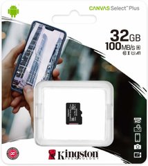 microSDHC (UHS-1) Kingston Canvas Select Plus 32Gb class 10 А1 (R-100MB/s) (SDCS2/32GBSP)