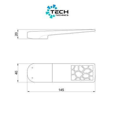 Ручка для змішувача Qtap Vlasta QTVLA9928102B Chrome/Black