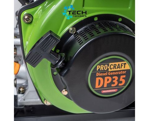 Генератор дизельный PRO-CRAFT DP35 UNIVERSAL, Чорний