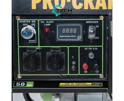 Генератор дизельный PRO-CRAFT DP35 UNIVERSAL, Чорний