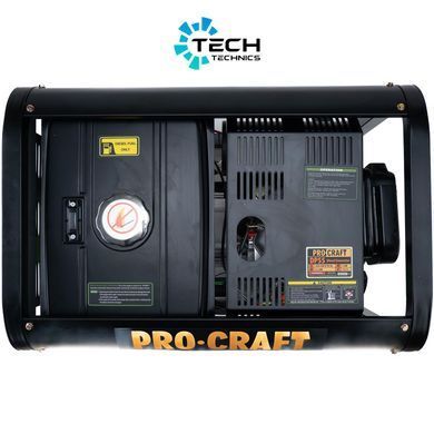Генератор дизельный PRO-CRAFT DP55 UNIVERSAL, Чорний