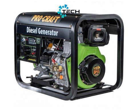 Генератор дизельный PRO-CRAFT DP55 UNIVERSAL, Чорний