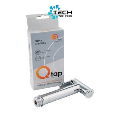 Лійка для гігієнічного душу Qtap Rucni округла QTCRMB020 Chrome (Bidet)