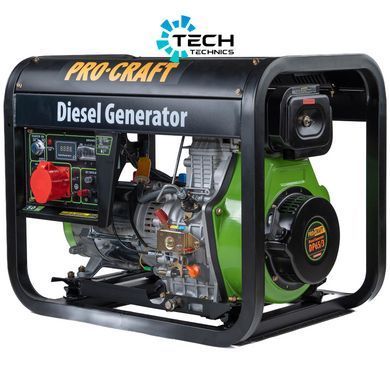 Генератор дизельный трехфазный PRO-CRAFT DP65/3 UNIVERSAL, Зелёный
