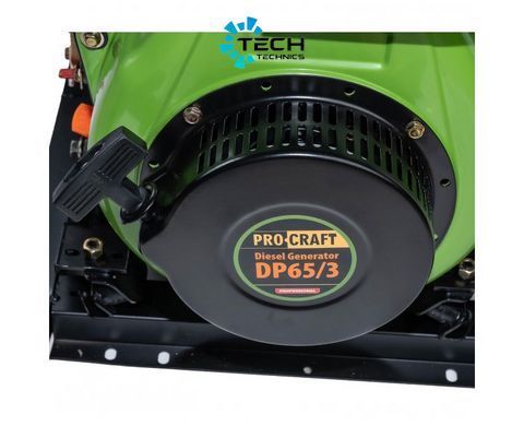Генератор дизельный трехфазный PRO-CRAFT DP65/3 UNIVERSAL, Зелёный