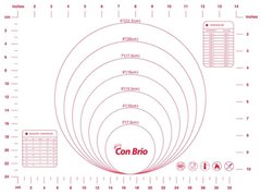 Силіконовий килимок 30х40см ConBrio (СВ-675) червоний