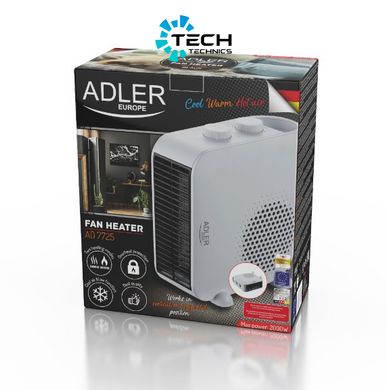 Тепловентилятор 2000 ВтAdler (AD 7725) white