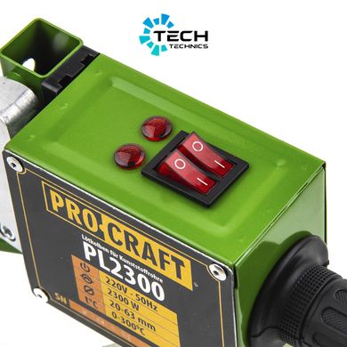 Паяльник для пластикових труб Procraft PL2300, Зелений