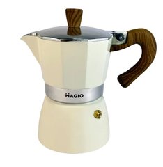 Гейзерна кавоварка Magio (MG-1007), Білий