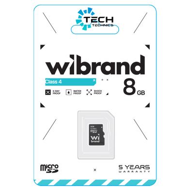 microSDHC Wibrand 8Gb class 4 (WICDC4/8GB)