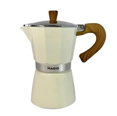 Гейзерна кавоварка Magio (MG-1008), Білий