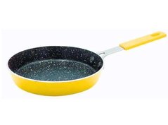 Сковорода 14 см з антипригарним покриттям Eco Granite mini Con Brio (СВ-1414), Жовтий