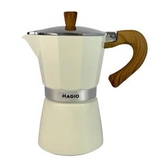 Гейзерна кавоварка Magio (MG-1009), Білий
