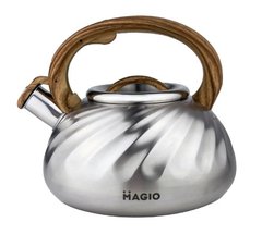 Чайник зі свистком Magio (MG-1194), Сірий