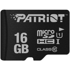 microSDHC (UHS-1) Patriot LX Series 16Gb class 10 (PSF16GMDC10)