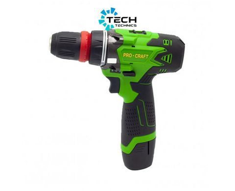 Шуруповерт акумуляторний Procraft Industrial (PA18BL) Extra, Зелений