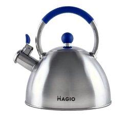 Чайник зі свистком Magio (MG-1190), Синій
